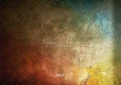 Colorful Retro Portrait Photography Backdrop - Layoris