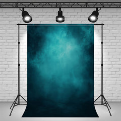 Smoky Teal Abstract Texture Photo Backdrop - Layoris