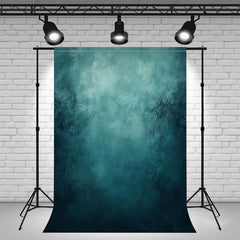 Smoky Teal Abstract Texture Photography Backdrop - Layoris