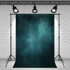 Dark Teal Abstract Texture Photography Backdrop - Layoris