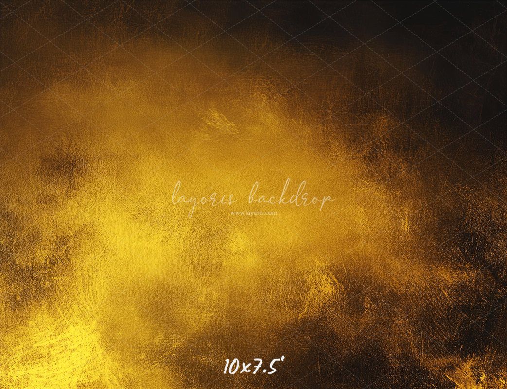 Golden Fine Art Retro Portrait Photography Backdrop - Layoris