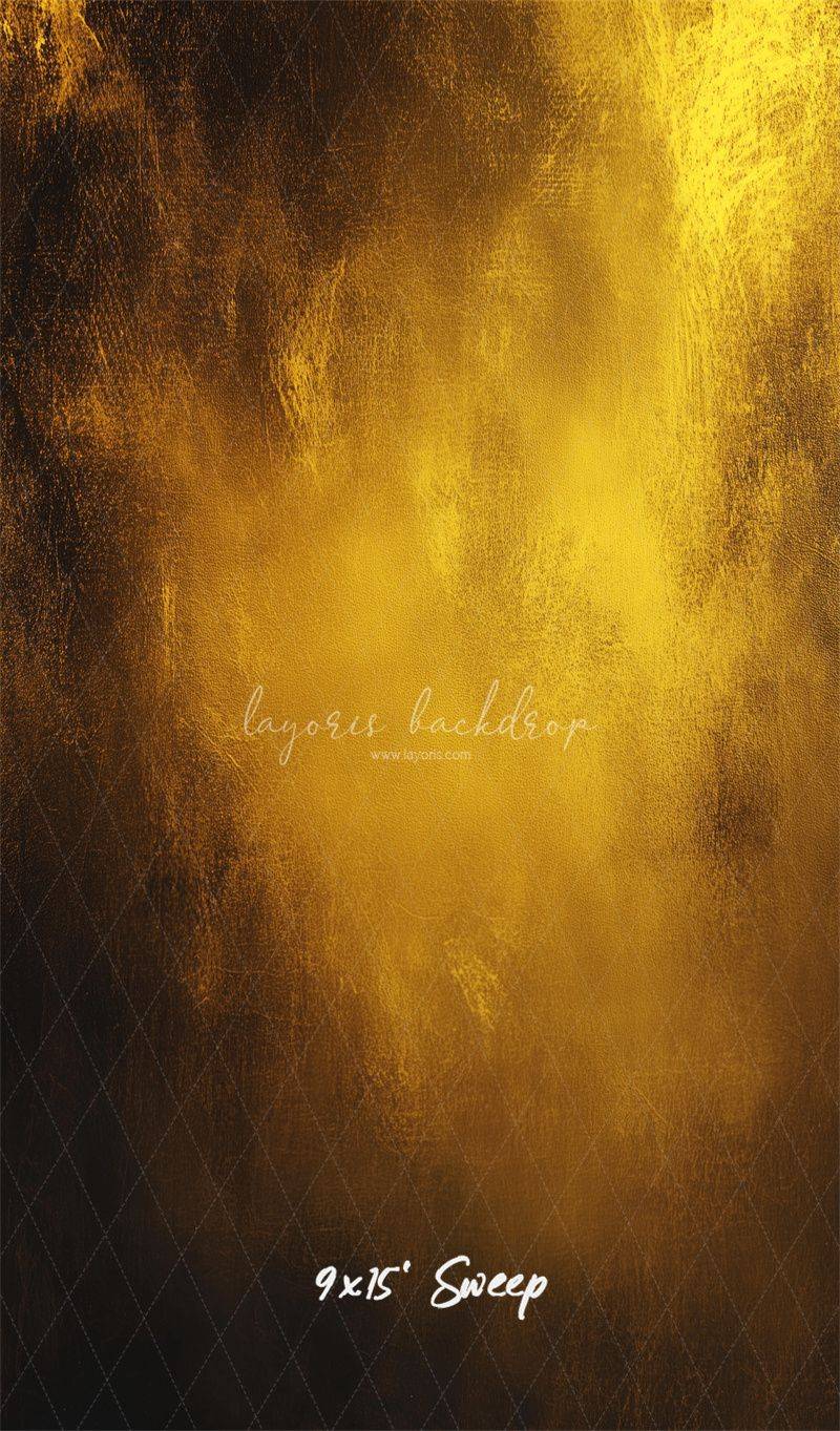 Golden Fine Art Retro Portrait Photography Backdrop - Layoris