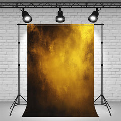 Golden Abstract Retro Portrait Photography Backdrop - Layoris