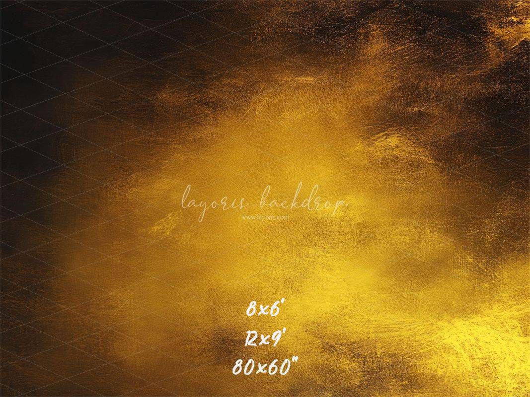 Golden Fine Art Retro Portrait Photography Backdrop - Layoris