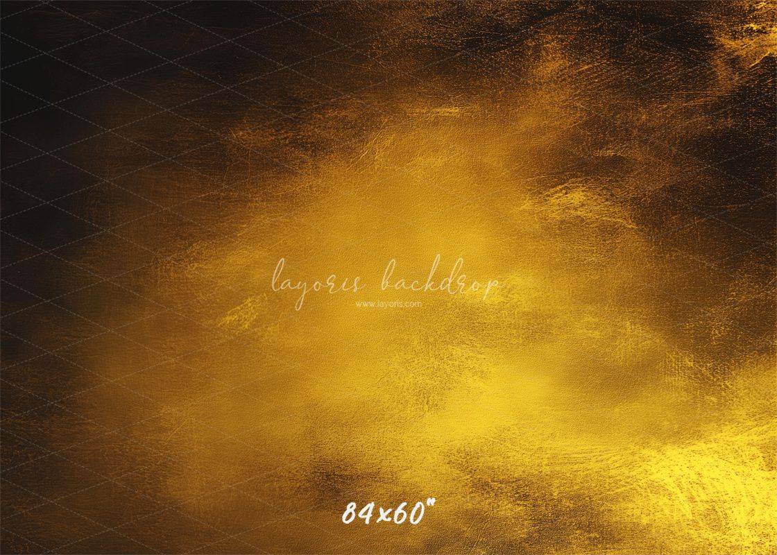 Golden Fine Art Retro Portrait Photography Backdrop - Layoris