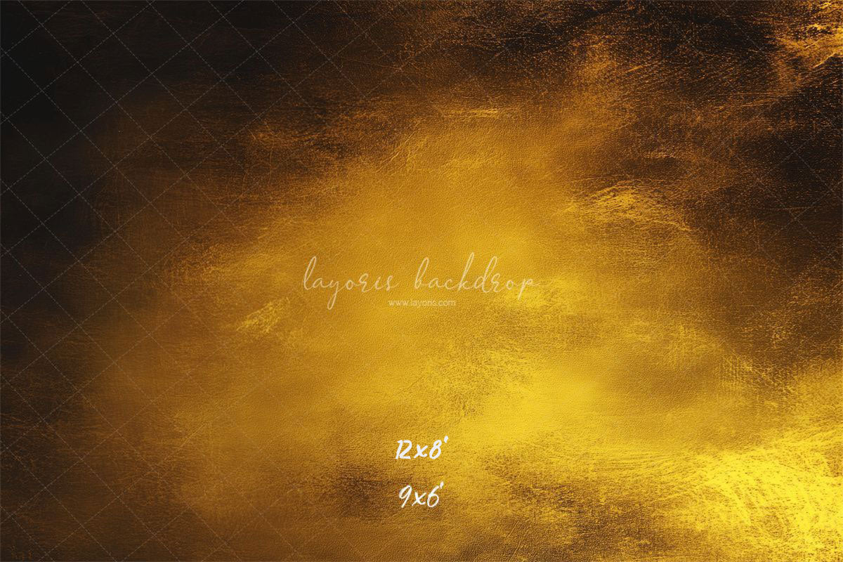 Golden Fine Art Retro Portrait Photography Backdrop - Layoris