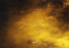 Golden Fine Art Retro Portrait Photography Backdrop - Layoris