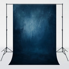Blue Abstract Retro Portrait Photography Backdrop - Layoris