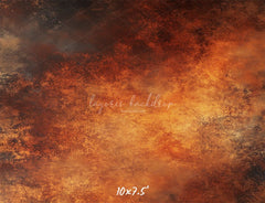 Rusty Orange Fine Art Texture Photo Backdrop - Layoris