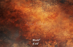 Rusty Orange Fine Art Texture Photo Backdrop - Layoris
