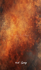 Rusty Orange Fine Art Texture Photo Backdrop - Layoris