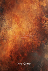 Rusty Orange Fine Art Texture Photo Backdrop - Layoris