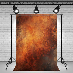 Rusty Orange Abstract Texture Photo Backdrop - Layoris