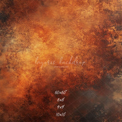 Rusty Orange Fine Art Texture Photo Backdrop - Layoris