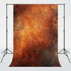 Rusty Orange Abstract Texture Photo Backdrop - Layoris