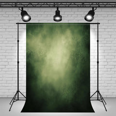 Green Abstract Retro Portrait Photography Backdrop - Layoris