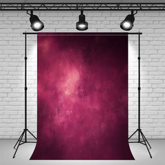 Plum Red Cement Wall Abstract Photo Backdrop - Layoris