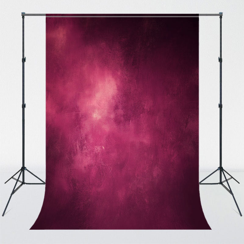 Plum Red Cement Wall Abstract Photo Backdrop - Layoris