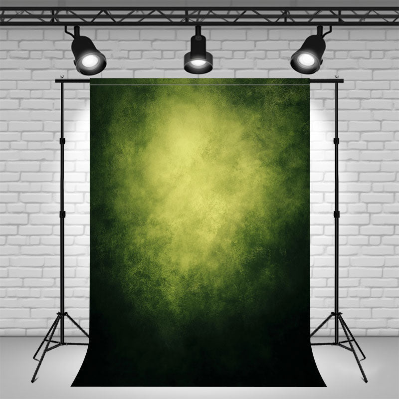 Misty Yellow Green Old Master Portrait Backdrop - Layoris