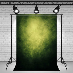 Misty Yellow Green Old Master Portrait Backdrop - Layoris