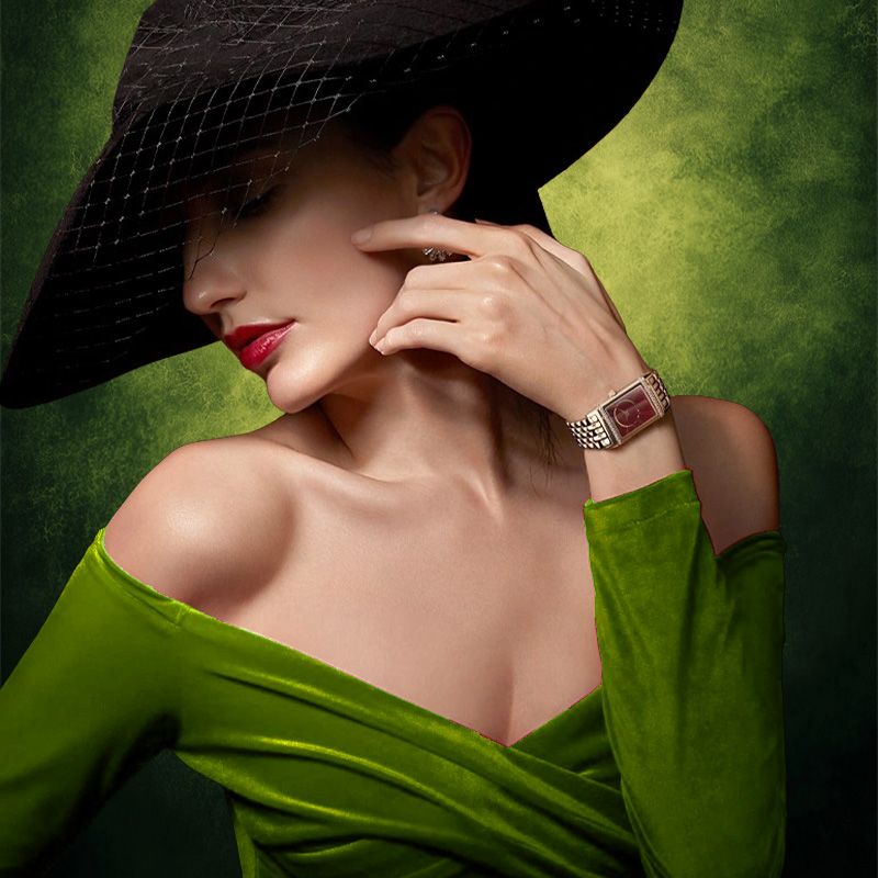 Misty Yellow Green Old Master Portrait Backdrop - Layoris