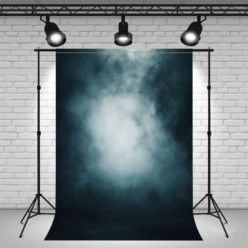 Smoky Dark Grey Old Master Portrait Photo Backdrop - Layoris