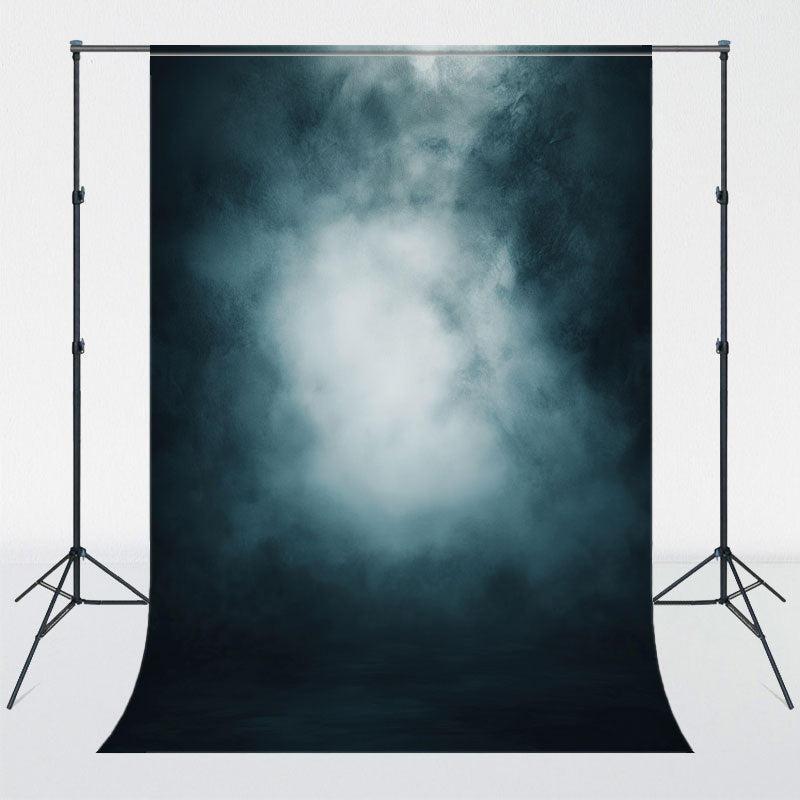 Smoky Dark Grey Old Master Portrait Photo Backdrop - Layoris