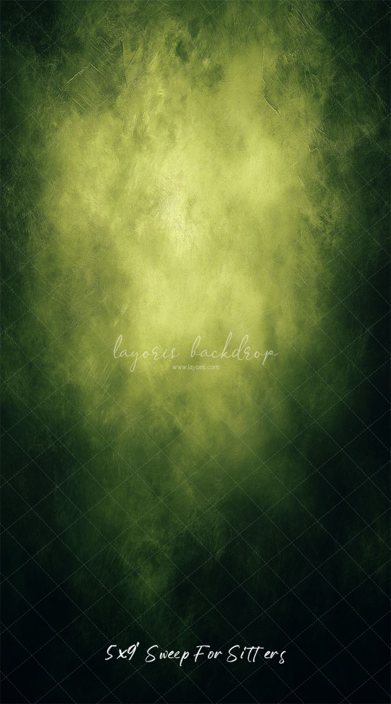 Yellow Green And Black Interwoven Portrait Backdrop - Layoris