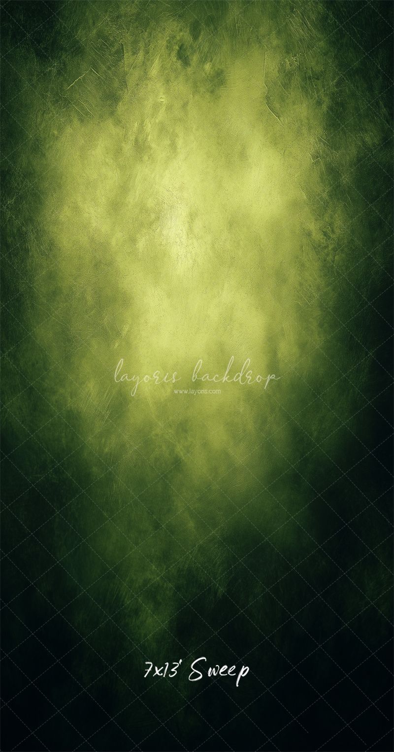 Yellow Green And Black Interwoven Portrait Backdrop - Layoris