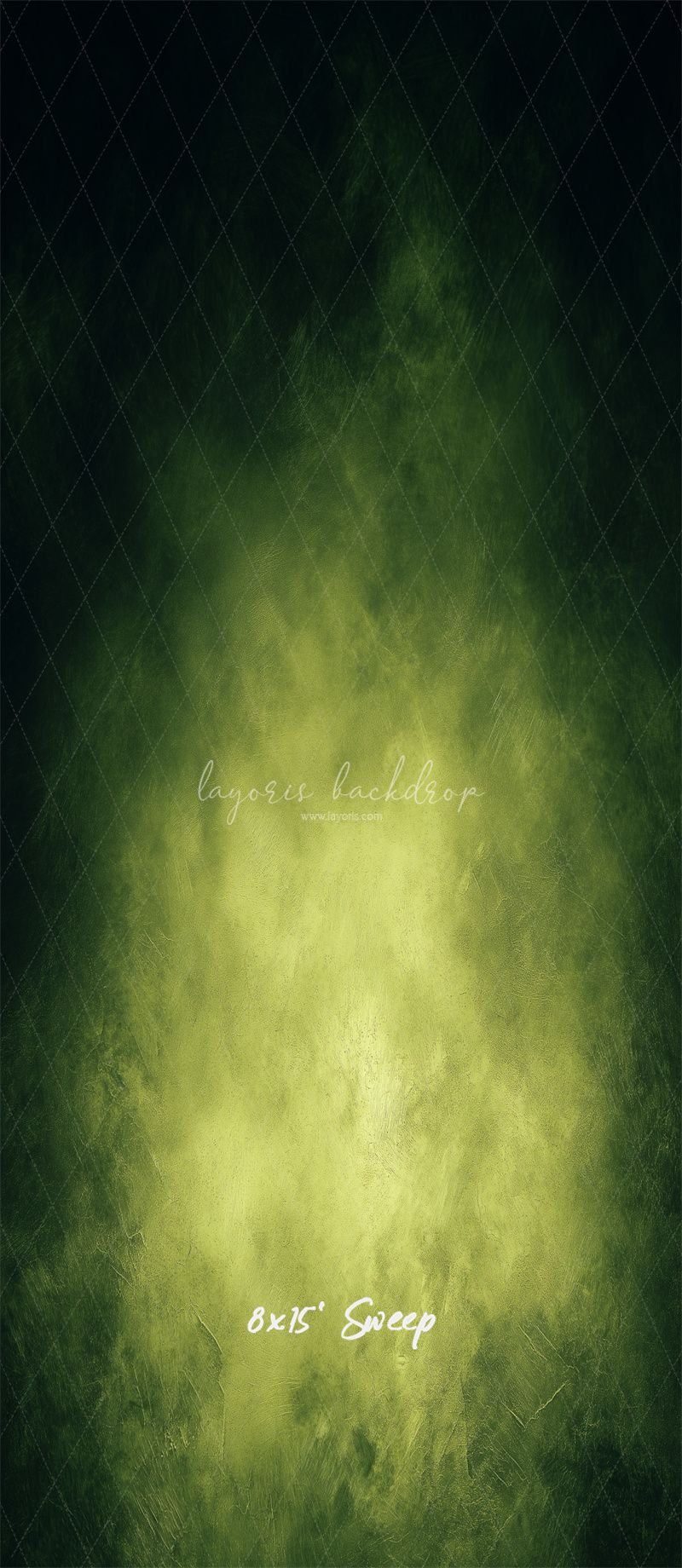 Yellow Green And Black Interwoven Portrait Backdrop - Layoris