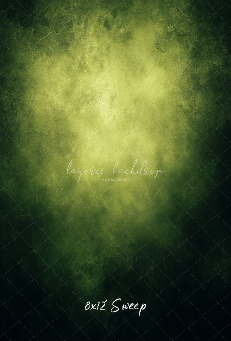 Yellow Green And Black Interwoven Portrait Backdrop - Layoris