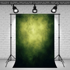 Yellow Green And Black Interwoven Portrait Backdrop - Layoris