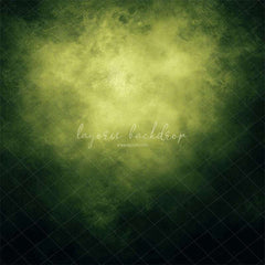 Yellow Green And Black Interwoven Portrait Backdrop - Layoris