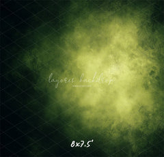 Yellow Green And Black Interwoven Portrait Backdrop - Layoris