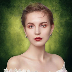 Yellow Green And Black Interwoven Portrait Backdrop - Layoris