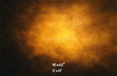 Misty Orange Black Old Master Portrait Backdrop - Layoris