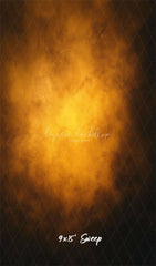 Misty Orange Black Old Master Portrait Backdrop - Layoris