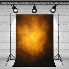 Misty Orange Black Old Master Portrait Backdrop - Layoris