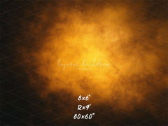 Misty Orange Black Old Master Portrait Backdrop - Layoris