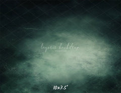 Misty Green Black Old Master Portrait Backdrop - Layoris