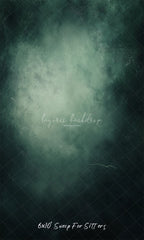 Misty Green Black Old Master Portrait Backdrop - Layoris