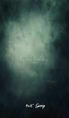 Misty Green Black Old Master Portrait Backdrop - Layoris