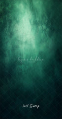Green Black Misty Old Master Portrait Backdrop - Layoris