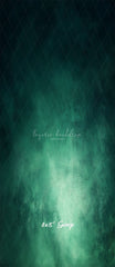 Green Black Misty Old Master Portrait Backdrop - Layoris