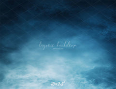 Misty Blue Old Master Photo Backdrop - Layoris