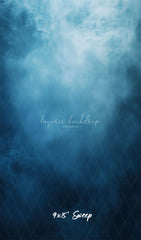 Misty Blue Old Master Photo Backdrop - Layoris