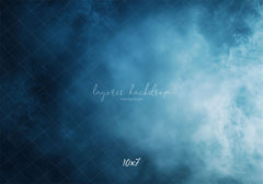 Misty Blue Old Master Photo Backdrop - Layoris