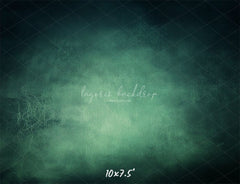 Green Abstract Old Masters Studio Backdrop - Layoris