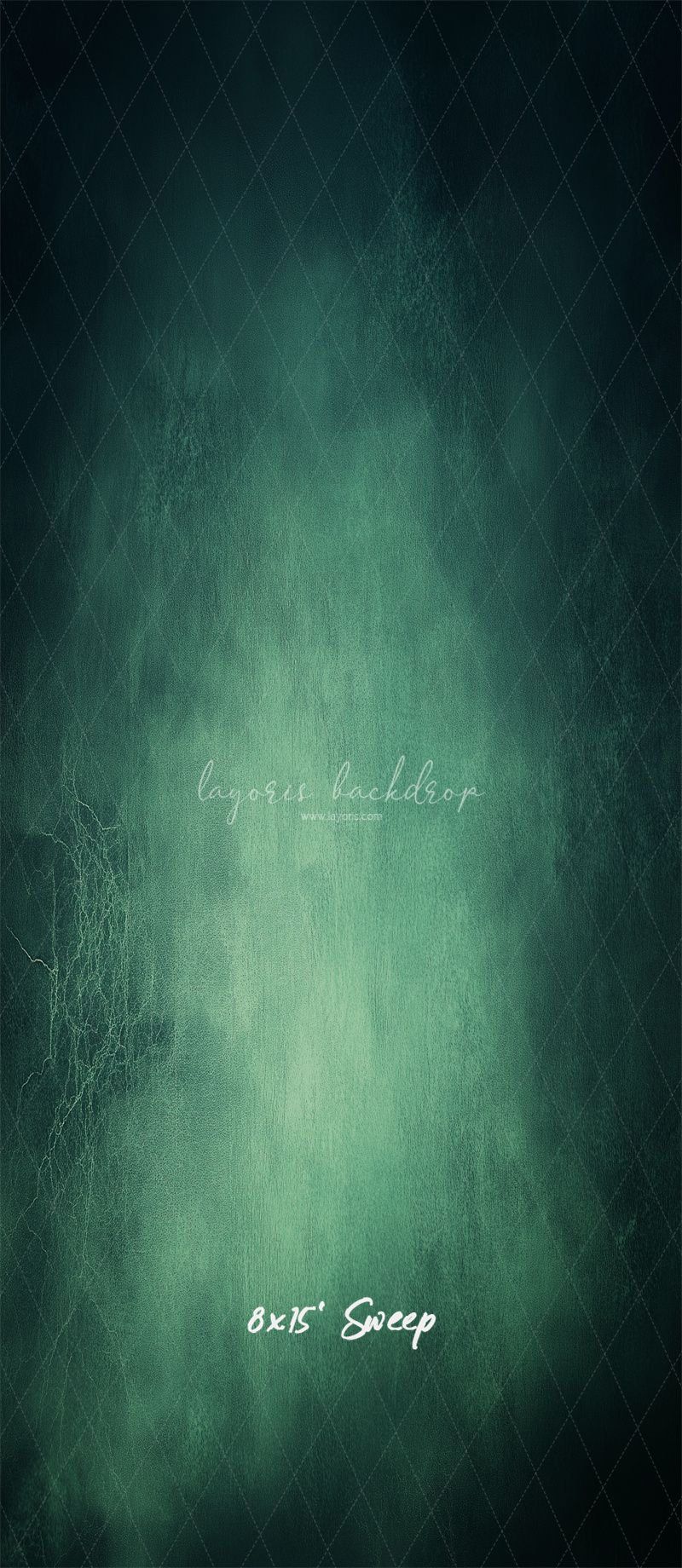 Green Abstract Old Masters Studio Backdrop - Layoris