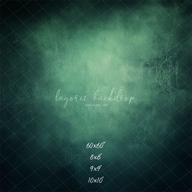 Green Abstract Old Masters Studio Backdrop - Layoris